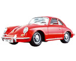 Porsche 356B Coupe 1961 1:24 burago BU22079