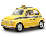 Fiat 500 Taxi Cab 1:24 burago BU22105