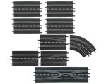 Digital extension set (1 doppio incr., 1 sc. curva dx., 1 sc. sn., 4 rettilinei) carrera CA20030367