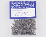 Chiodini testa bombata 0,8x1 mm bruniti (150 pz/6 gr) corel C162