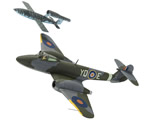 Gloster Meteor F.1, EE216/YQ-E, T.D. Dixie Dean, RAF No.616 Squadron and Fieseler F-103 V-1 Doodlebug 4th August 1944 1:72 corgi AA27403