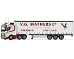 Volvo FH, Curtainside Trailer, V.G. Mathers 1:50 corgi CC16003