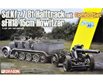Sd.Kfz.7 8(t) Halftrack + s.FH.18 Howitzer 1:35 dragon DRA6918