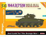 M4A3(75)W Weld Hull + Logs And Backpacks 1:35 dragon DRA9156