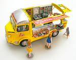 Citroen Crepe Mobile + Figure 1:24 ebbro EB25013