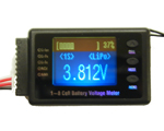 Tester Batterie Voltage Meter con display a colori edmodellismo EV-BVM8S