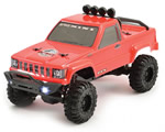 Automodello Outback Mini 4WD Scaler 1:24 RTR con luci Rosso edmodellismo FTX5502R