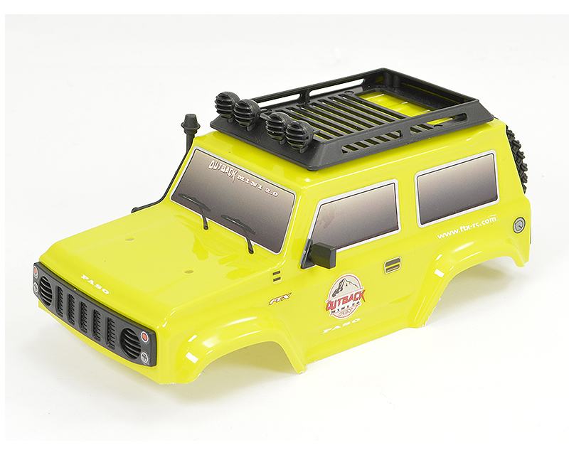 Automodello Outback Mini 2.0 Paso 4WD Scaler 1:24 RTR con luci Giallo edmodellismo FTX5508Y