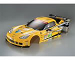 Carrozzeria Corvette GT2 Rally-Racing Gialla con decals e accessori scala 1:7 edmodellismo KB48083