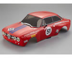 Carrozzeria Alfa Romeo 2000 GTA Rossa con decals e accessori 190 mm edmodellismo KB48251