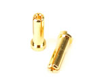 Connettori testa piatta 5 mm battery plug Gold (2 pz) edmodellismo MK2902