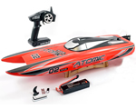 Motoscafo Racent Atomic 70 cm Brushless Racing Boat ARTR Red edmodellismo V792-4R