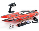 Motoscafo Racent Atomic 70 cm Brushless Racing Boat RTR Red edmodellismo V792-4RCE