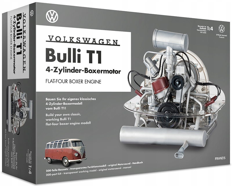 Volkswagen Bulli T1 Flat Four Boxer Engine 1:4 franzis FR67152