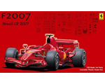 Ferrari F2007 Brazil GP 2007 1:20 fujimi FUJ09048