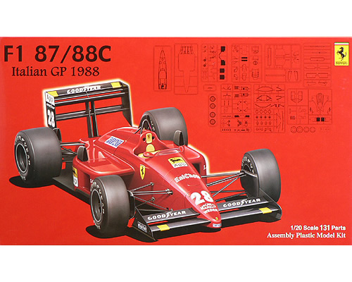 Fujimi maquette voiture 091983 Ferrari F1 - 87/88C 1/20