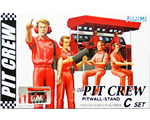 Pit Crew C Set Pitwall Stand 1:20 fujimi FUJ11332