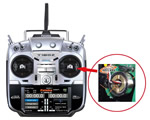 Radiocomando T18SZ 2,4 GHz Mode 1 Potless 18 ch con Rx R7008SB futaba FUT1018AP