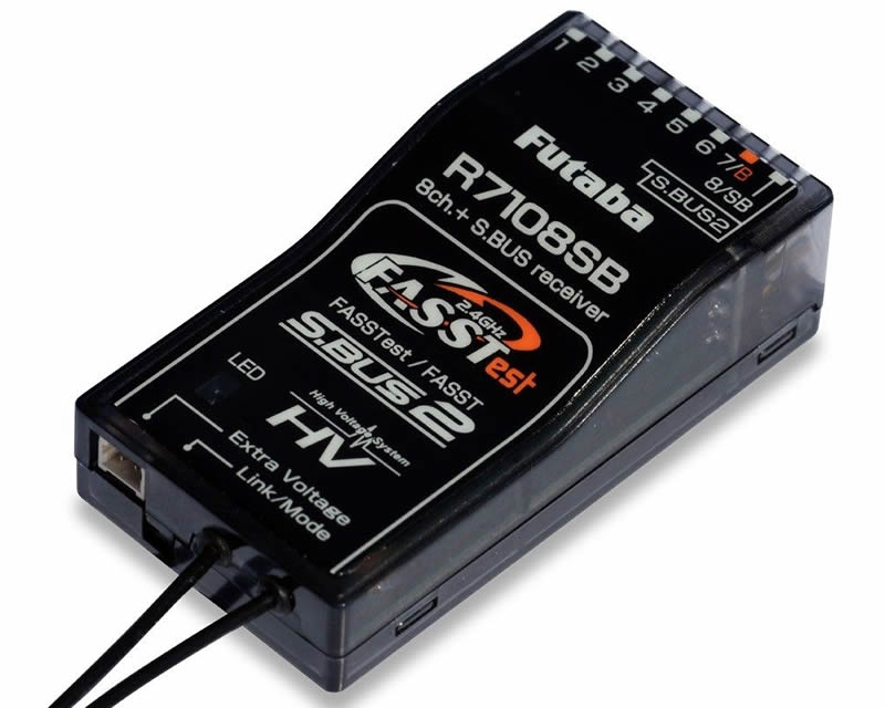 Radiocomando T16IZ Potless 2,4 GHz 18 ch con Rx R7108SB futaba FUT1116