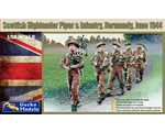 Scottish Highlander Piper - Infantry, Normandy, June 1944 1:35 gecko 35GM0006