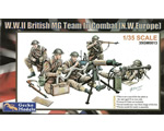 WWII British MG Team In Combat (N.W. Europe) 1:35 gecko 35GM0013