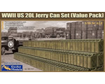 WWII US 20L Jerry Can Set Value Pack 1:35 gecko 35GM0036