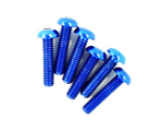 Viti esa. testa bombata 3x10 mm allum. Blu (6 pz) hard H4310B