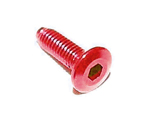 Viti esa. testa svasata 3x15 mm allum. Rosso (6 pz) hard H5315R