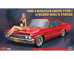 1966 American Coupe Type I w/Blond Girl's Figure 1:24 hasegawa HA52202