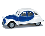 Citroen 2 CV Charleston White Blue 1:87 herpa HE020817