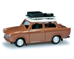 Trabant 601 S on Tour Brown 1:87 herpa HE023450