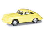 Porsche 356 Coupe' Sulphur Yellow 1:87 herpa HE024709-003