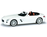 Mercedes-Benz SLS AMG Roadster White 1:87 herpa HE024853