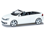 Volkswagen Golf Convertible Pure White 1:87 herpa HE024860-002