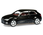 Audi A3 Brilliant Black 1:87 herpa HE024983-002