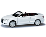 Audi A3 Convertible Ibis-White 1:87 herpa HE028301