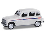 Renault R4, Jogging strisce Rosso/Blu 1:87 herpa HE030199