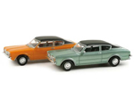 Ford Taunus 1600 Coupe' Silver Green Metallic 1:87 herpa HE033398