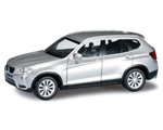 BMW X3 Titan Silver Metallic 1:87 herpa HE034630-002