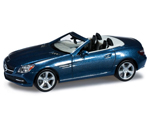 Mercedes-Benz SLK Roadster Emerald Black Metallic 1:87 herpa HE034814