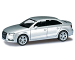 Audi A3 Limousine Ice Silver Metallic 1:87 herpa HE038294