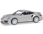 Porsche 911 Turbo Silver 1:87 herpa HE038614-002