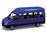 Mercedes-Benz Sprinter 06 high roof Ultramarine 1:87 herpa HE047074-002