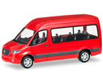 Mercedes-Benz Sprinter '18 Bus Rosso 1:87 herpa HE093804