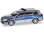 VW Passat Variant GTE Hamburg Police Department 1:87 herpa HE093910