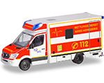 Mercedes-Benz Sprinter '13 Fahrtec ambulance Rescue service Kreis Heinsberg 1:87 herpa HE094962