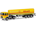 MAN F8 semi-rimorchio cisterna Shell 1:87 herpa HE309271