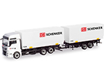 MAN TGX XXL Euro 6c DB Schenker 1:87 herpa HE311052