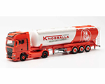 MAN TGX GX individual silo semi-trailer Knossalla 1:87 herpa HE314268