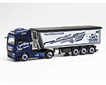 MAN TGX XXL Stoffelliner semi-trailer Trio-Trans 1:87 herpa HE314299